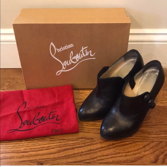 Christian Louboutin C’est Moi 120 Nappa Shoe Boots - Picture 2 of 8